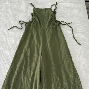 PrettyLittleThing Sage Green Jumpsuit